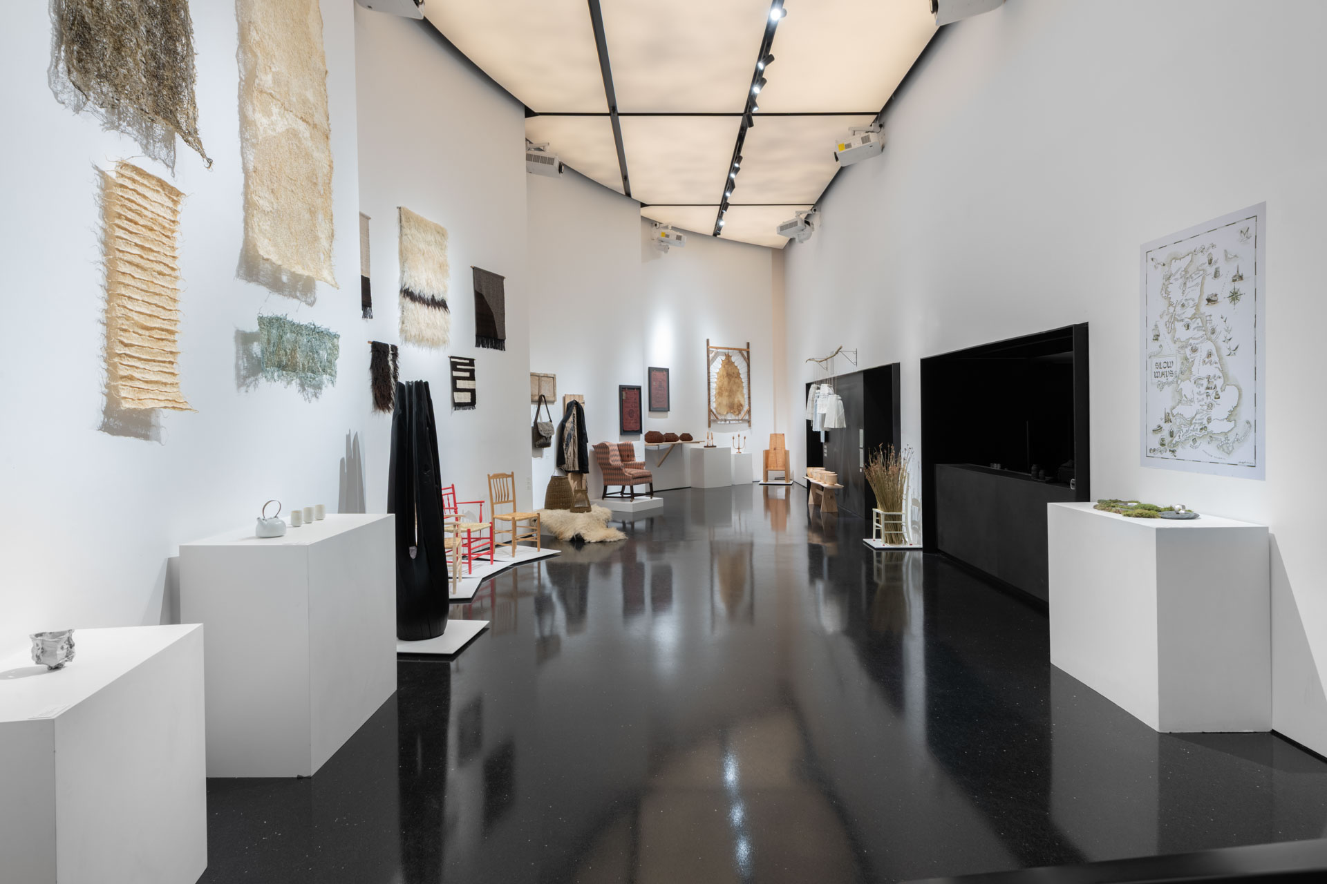 Slow Ways: Our Common Ground exhibition view at art'otel London Hoxton